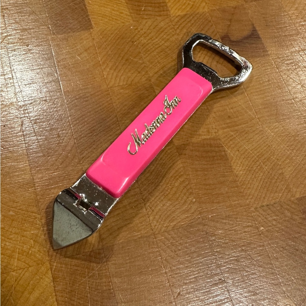 Vintage 1970s Madonna Inn Pink Bottle Can Opener